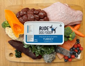 Rude Dog Food, complete turkey