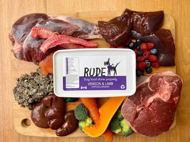 Hypoallergenic lamb and venison blend